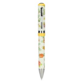 Country ballpoint pen with flowers and butterflies