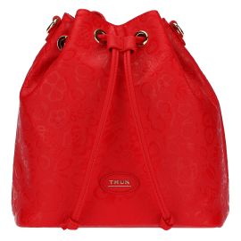 Borsa rossa a secchiello Prestige