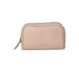 Sempre con me beige faux leather bag