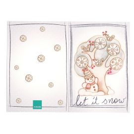 Greeting card Snowman