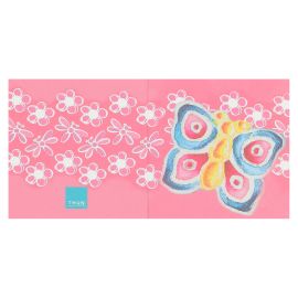 Gift tag with butterfly