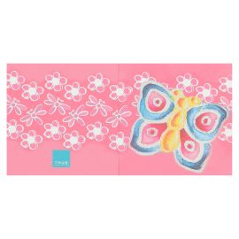 Gift tag with butterfly