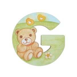 Wooden letter G for wall mounting