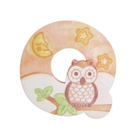 Wooden letter Q for wall mounting