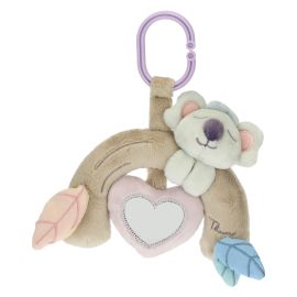 Crib rattle for baby girl with Koala soft toy