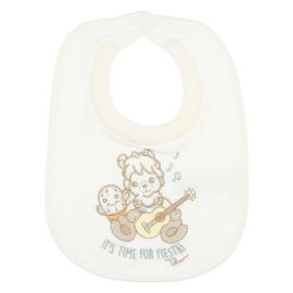 THUN & OVS Lama baby boy's bib in organic cotton