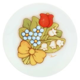 Small white Country plate