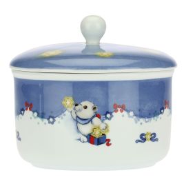 Dolce Inverno porcelain biscuit jar