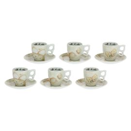 Set of 6 Elegance coffee cups