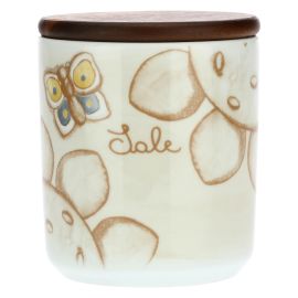 Elegance porcelain salt jar