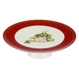 Dolce Natale porcelain cake stand