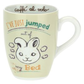 Henkelbecher mit Hase - I've just jumped out of my bed