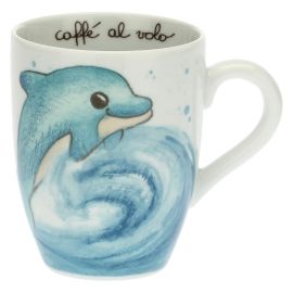 We Are Ocean Lovers dolphin mug