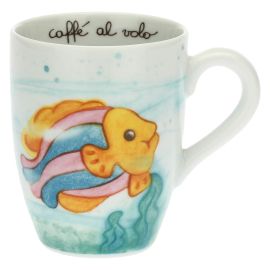 We Are Ocean Lovers colourful fish mug