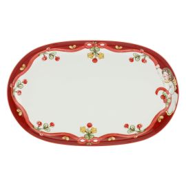 Big oval plate Sweet Christmas