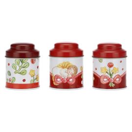 Sweet Christmas set of 3 candles in tins