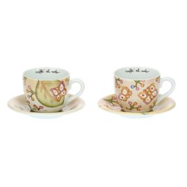 Set of two Fall in Love breakfast cups