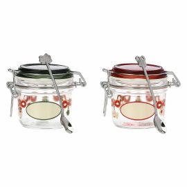 Set of 2 small Magico Natale jars and 2 spoons