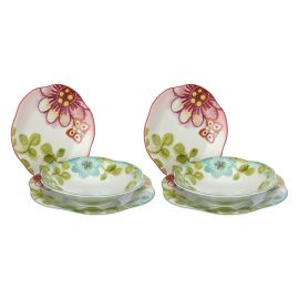 Set of 6 Fiori e Fantasia plates