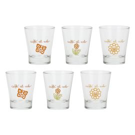 Set of 6 Estate Fantastica small glasses