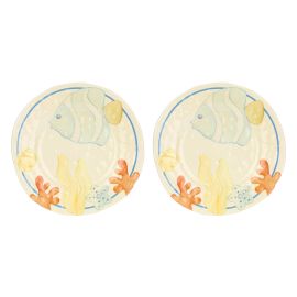 Mare da amare set of 2 melamine fruit plates