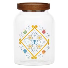 Eolia glass jar, medium