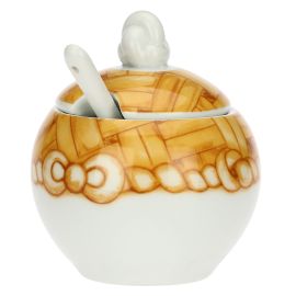 AbbracciAMI porcelain sugar bowl