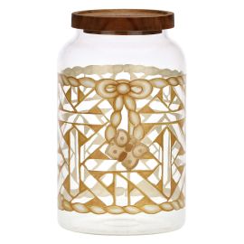 AbbracciAMI glass Biscuit jar