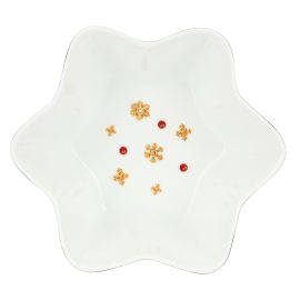 Sorprese di Natale porcelain star-shaped bowl, medium