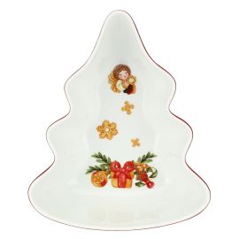 Sorprese di Natale porcelain tree-shaped bowl, medium