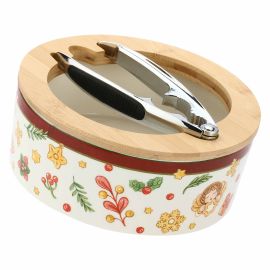 Sorprese di Natale porcelain bowl with nutcracker