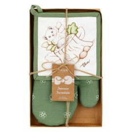 Inverno Incantato glove and pot holder set