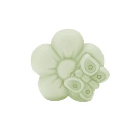 Elegance green flower car fragrance diffuser with clip – sandalwood