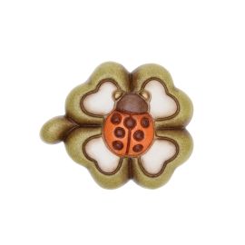 Calamita a forma di quadrifoglio portafortuna