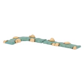 Set of 1 section of straight river and 1 bend for Traditional Nativity Scene