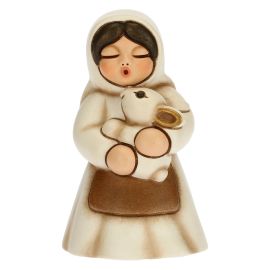 Farming woman with rabbit for Traditional Nativity Scene