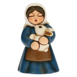 Farming woman with rabbit for Traditional Nativity Scene