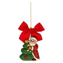 Father Christmas with tree Christmas tree decoration