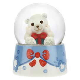 Glass snow globe with Paul the Polar Bear