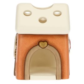 Tealight casetta marrone Regali d'inverno