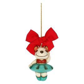 Bosco Magico light-blue mouse ballerina tree decoration