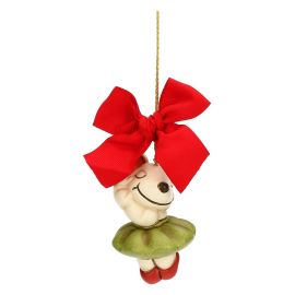 Bosco Magico green mouse ballerina tree decoration