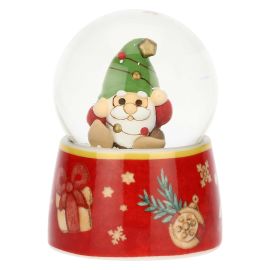 Boule de neige con gnomo Oliver in vetro e ceramica, piccola