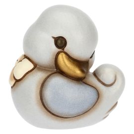 Paperella in ceramica azzurra