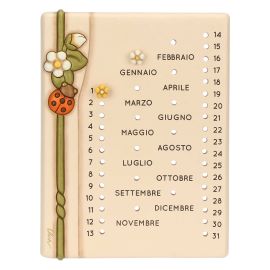 Country Bloom ceramic wall calendar