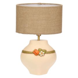 Country Bloom ceramic flower lamp, medium