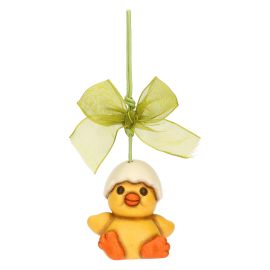 Polly chick decoration in ceramic