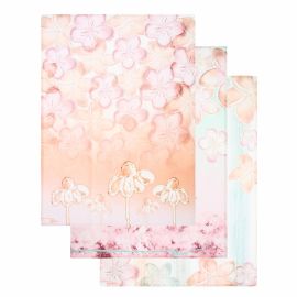 Set of 3 Bloomia tea towels