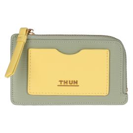 Card holder in eco-leather, two-tone