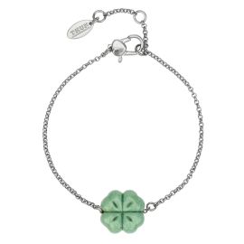 Bracciale con quadrifoglio